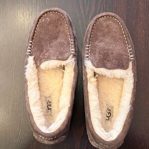 UGG Chestnut Suede Moccasins